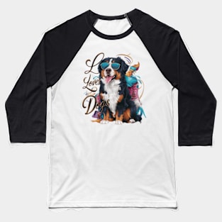 mesmerizing  vector illustration highlights a trendy Bernese Mountain Dog(1) Baseball T-Shirt